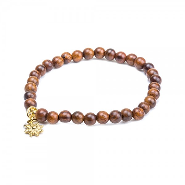 Pulsera bolas madera