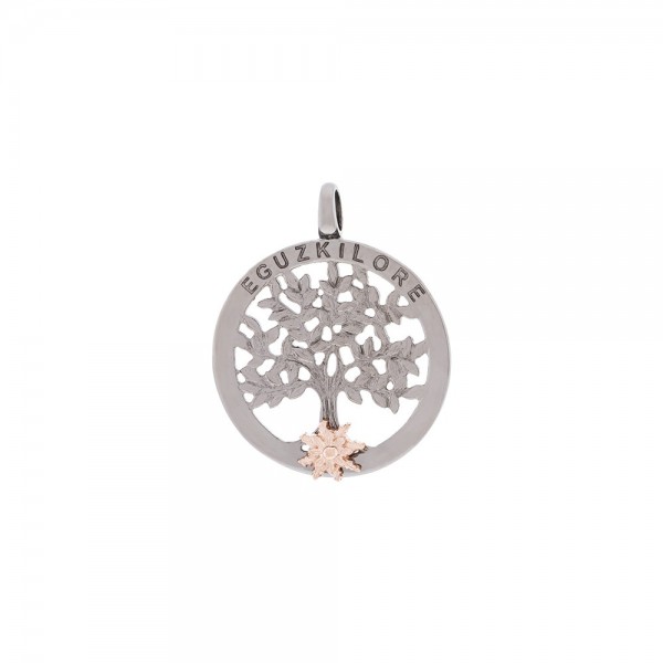 Colgante Árbol de La Vida Rutenio y Rosa Joyerías Eguzkilore