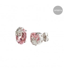 Pendientes Queen Rosa