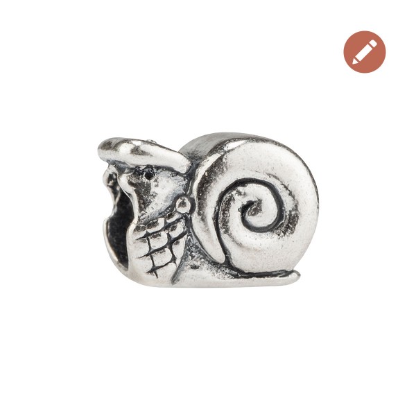 Charm Caracol San Prudencio de Plata Joyerías Eguzkilore