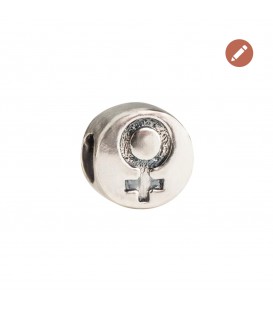 Charm de Plata Símbolo de la Mujer 8M Joyerías Eguzkilore