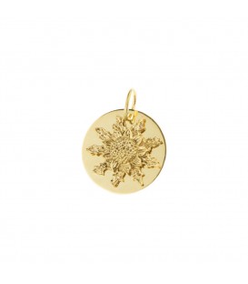 Medalla Eguzkilore 18mm de Oro Amarillo Joyerías Eguzkilore