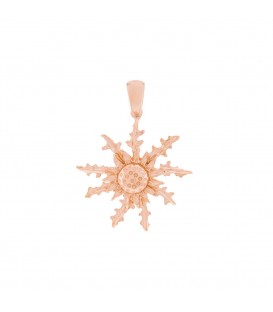 Colgante Eguzkilore 29mm de Plata Rosa Joyerías Eguzkilore