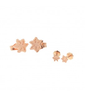 Pack Dúo Pendientes Eguzkilore de Oro Rosa Joyerías Eguzkilore