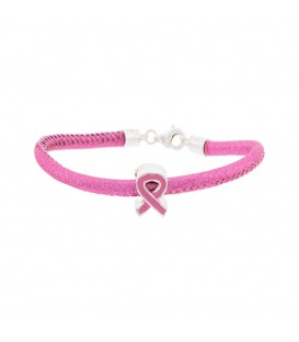 Pulsera Lazo Rosa | Joya solidaria Joyerías Eguzkilore