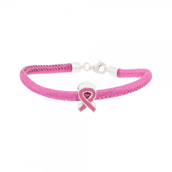 Pulsera Lazo Rosa | Joya solidaria Joyerías Eguzkilore