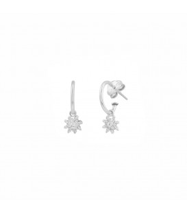 Pendientes de Aro Eguzkilore de Plata 10mm