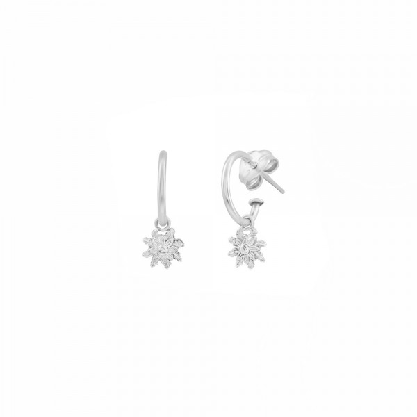 Pendientes de Aro Eguzkilore de Plata 10mm