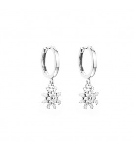 Pendientes Cripa Eguzkilore Plata 13mm