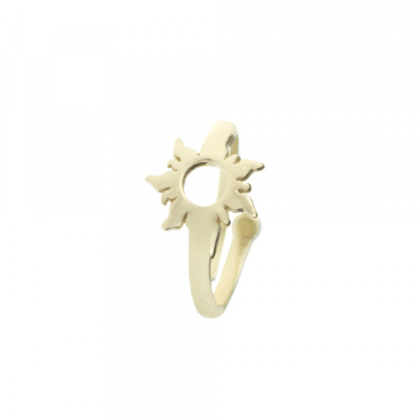 Anillo Mountain de Plata Dorada Joyerías Eguzkilore Anillo Mountain de Plata Dorada Joyerías Eguzkilore