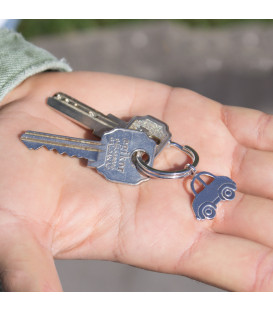Llavero de Plata Coche Joyerías Eguzkilore