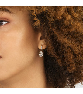 Pendientes Aro de Plata Luna de Cripa Joyerías Eguzkilore