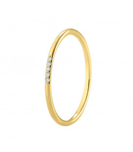 Anillo Oro 18kt. 5 Brillantes