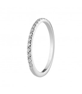 Anillo de Oro Blanco con...