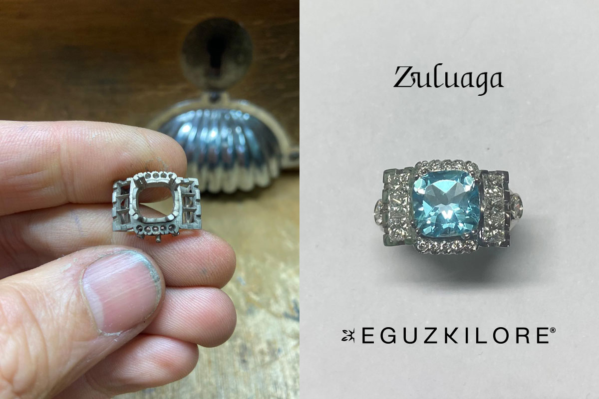 Proceso reciclaje de joyas