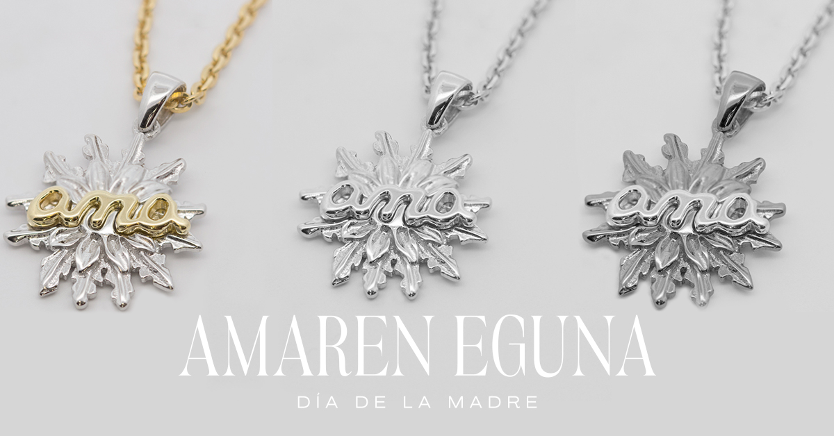 colgantes ama eguzkilore personalizables