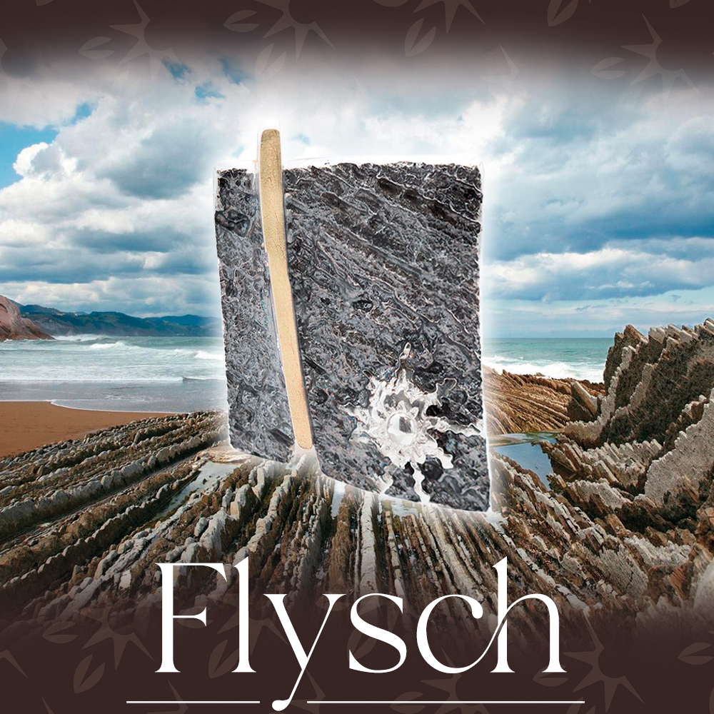 Joya Basque Icons inspirada en el Flysch de Zumaia, joyería vasca Eguzkilore