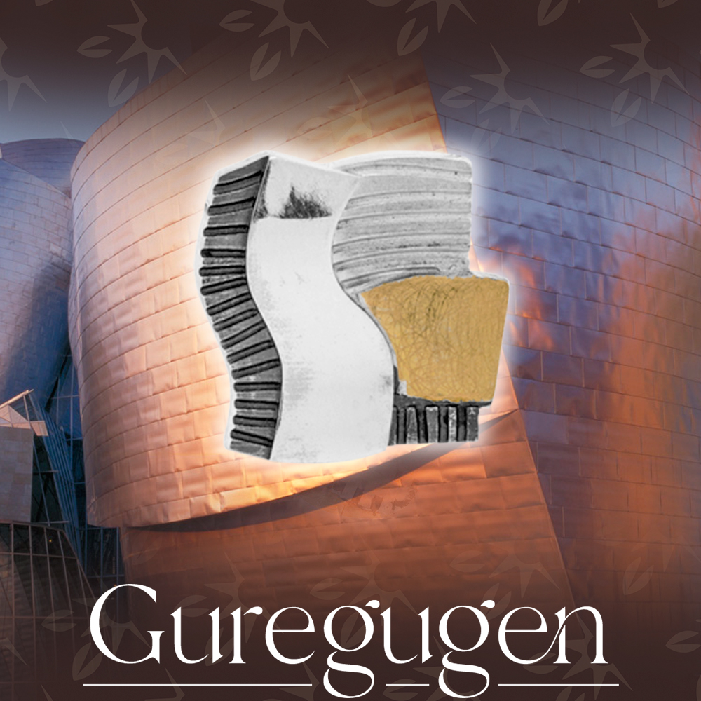 Joya inspirada en el Museo Guggenheim de Bilbao, joyería vasca Eguzkilore